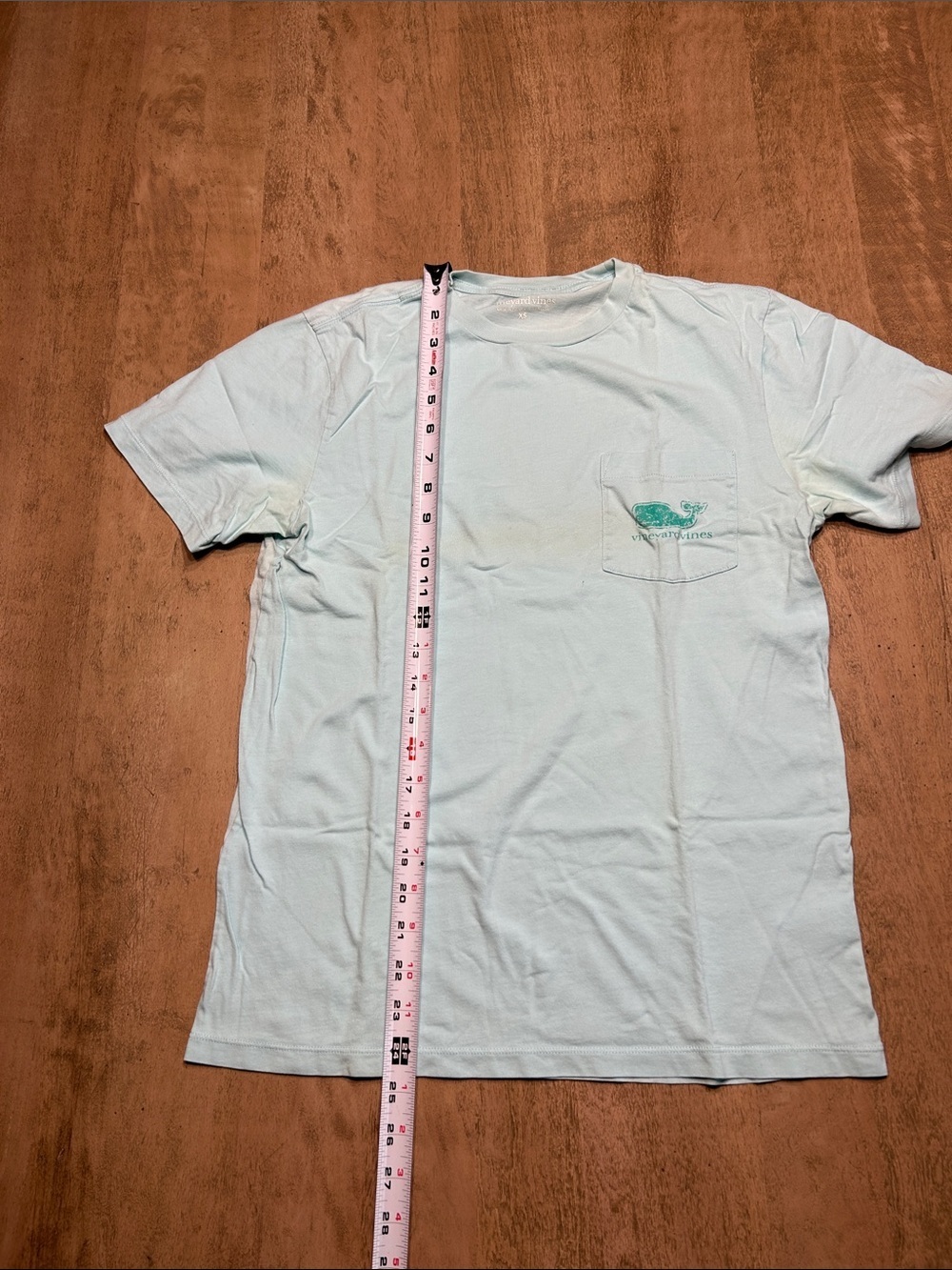 Vineyard Vines Short-Sleeve Pocket Tee in Pale Blue